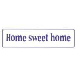 home sweet home stencil 3d