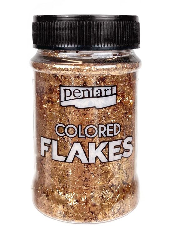 decor-foil-in-flakes-pentart-rose-gold-100-ml