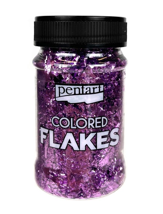 decor-foil-colored-flakes-pentart-light-violet-100-ml