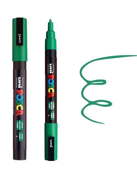 POSCA PC3M Paint Pen – GREEN