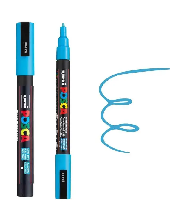 POSCA PC3M Paint Pen – LIGHT BLUE