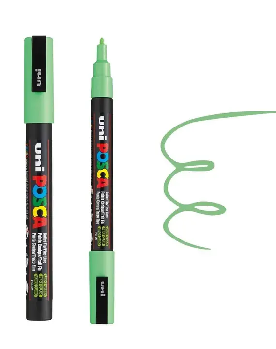 POSCA PC3M Paint Pen – LIGHT GREEN
