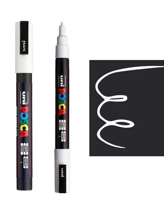 POSCA PC3M Paint Pen – WHITE